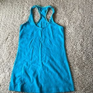 Teal lululemon cool racer back
